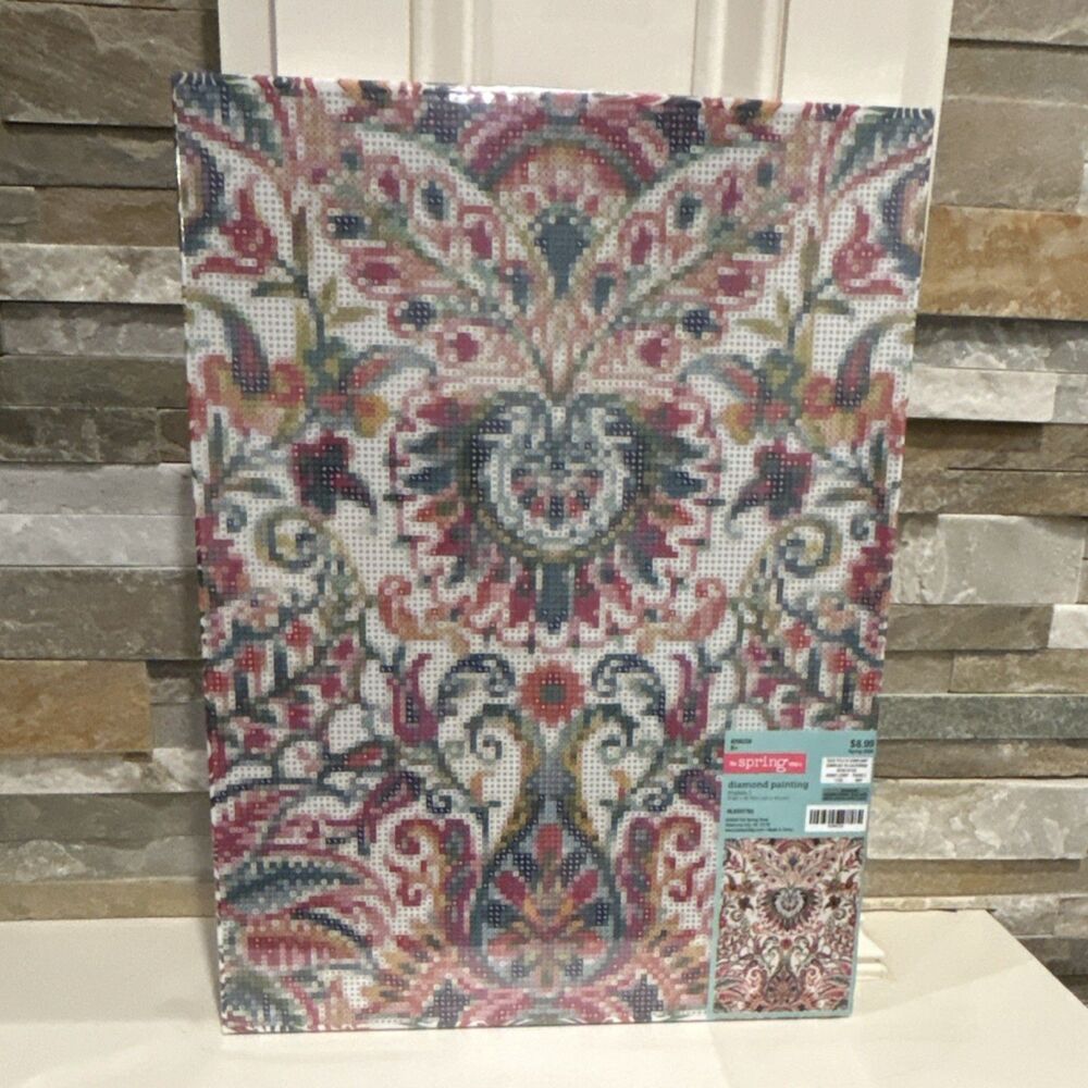 Hobby Lobby The Spring Shop Diamond Painting Spring Themed Canvas 11.82x15.75
